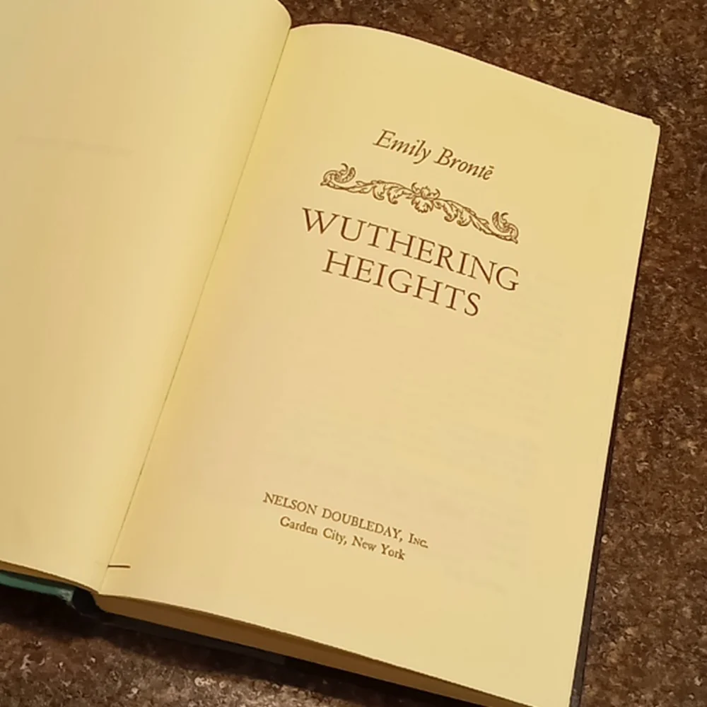 Antique Vintage Emily Bronte "Wuthering Heights" Hardcover Book - Picture 5 of 5
